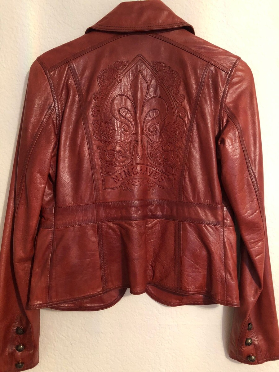 Ninelives Leather Jacket Medium | eBay