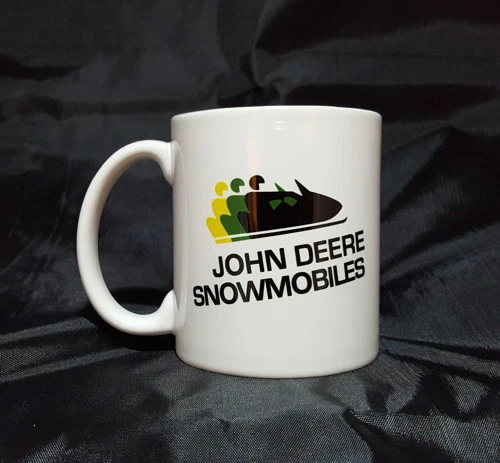 Reproduction Vintage John Deere Snowmobile Logo Coffee Mug (018)