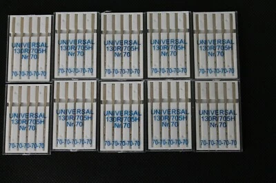 FADEN & CO Nähmaschinennadeln Flachkolben 50 Stück Nadelsystem 130/705 H Universal Nadeln