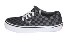 Vans Sneaker SZ 3 Kids Off The Wall Grey And Black Checkerboard Youth Size 3