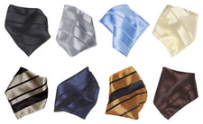 Vesuvio Napoli Handkerchief Pocket Square Hanky Men's Hankerchiefs Woven Design