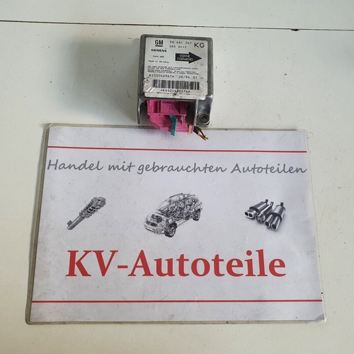 Opel Corsa Airbag Steuergerät Airbagsteuergerät Siemens 90481747 KGS0046967A