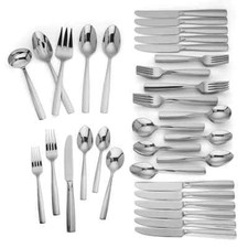 Lenox Talton 77 Piece Flatware Set Service Fo...