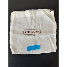 Lot of 7 Coach 8  x8  Small Linen Jewelry Dust Bags