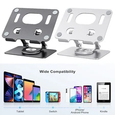 360° Swivel Base Tablet Stand Holder Universal Tablet Holder for iPad Mini/Phone