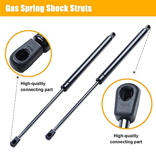 2 Pcs Gas Struts 17 Inch 55 lbs Prop Shock Lift Springs Rod Struts for