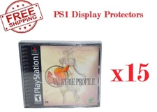 15 Sony PlayStation 1 PS1 Double Plastic Protective Cases Display Box Sleeves