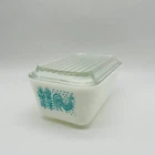 Vintage PYREX Amish Butterprint Refrigerator Dish 502 1 1/2 Pint Dish With Lid