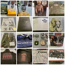 Walking Dead Huge Lot - Figures, Pins, Hats, Etc. & More!!! Retail value Over 1k