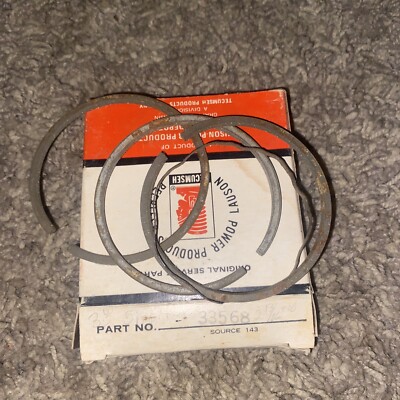 Tecumseh Vintage Nos 33568 Ring Set .010 Oversize For HS50 | eBay