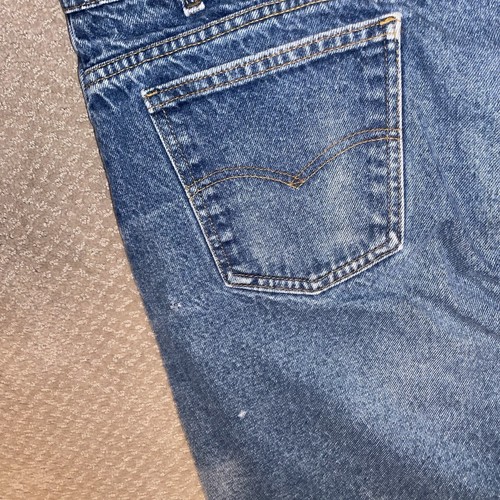 Vintage Levis 505 Jeans Men 42x30 Blue Reg. Fit Straight Leg Orange Tab Denim C9 - Picture 6 of 6