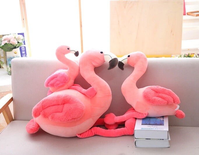 Pink Flamingo 10 Inch Stuffed Animal Plush Toys Toddler Doll Kids Gifts