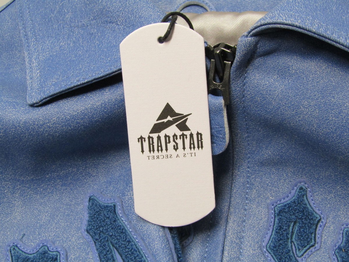 Trapstar X Avirex Mens Jacket Light Blue Size L Irongate Trapstar X Avirex Mens Jacket Light Blue Size L Irongate