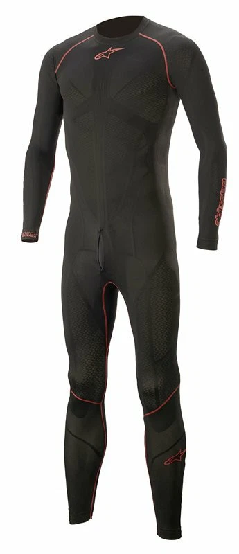 Alpinestars Ride Tech Lite 1Pc Under suit Black Red - Base Layer 4752420 - Image 3 of 4