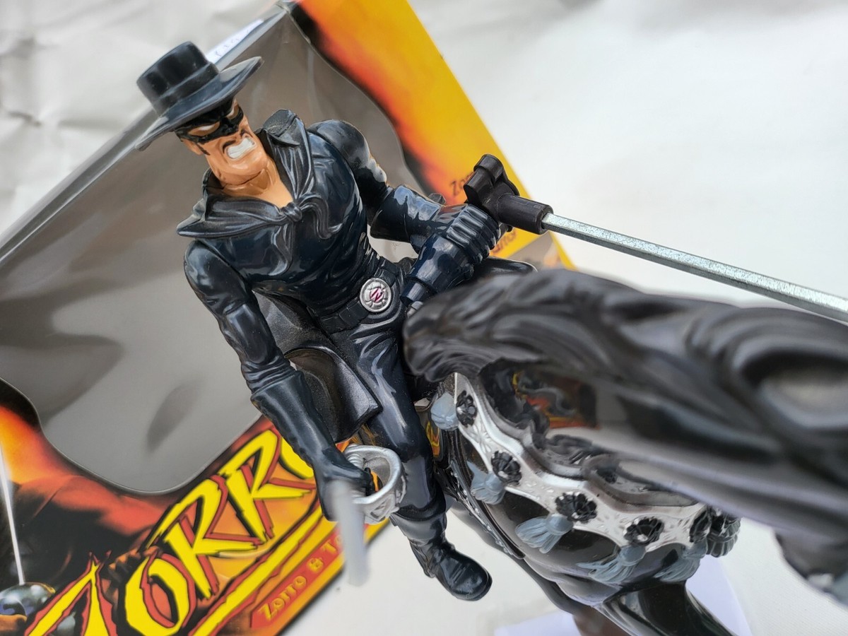 Boss Fight Vintage Zorro Action Figure Cavallo Zorro Vintage Zorro