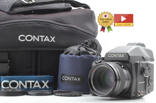 Tested[Top MINT+++] Contax 645 Film Camera AE MF-1 80mm f2 Lens MFB-1 From JAPAN