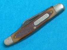 CUCHILLO VINTAGE SCHRADE EE. UU. 108OT ANTIGUO CABALLEROS BEBÉ GANADERO CUCHILLOS PLUMA UTILITARIA