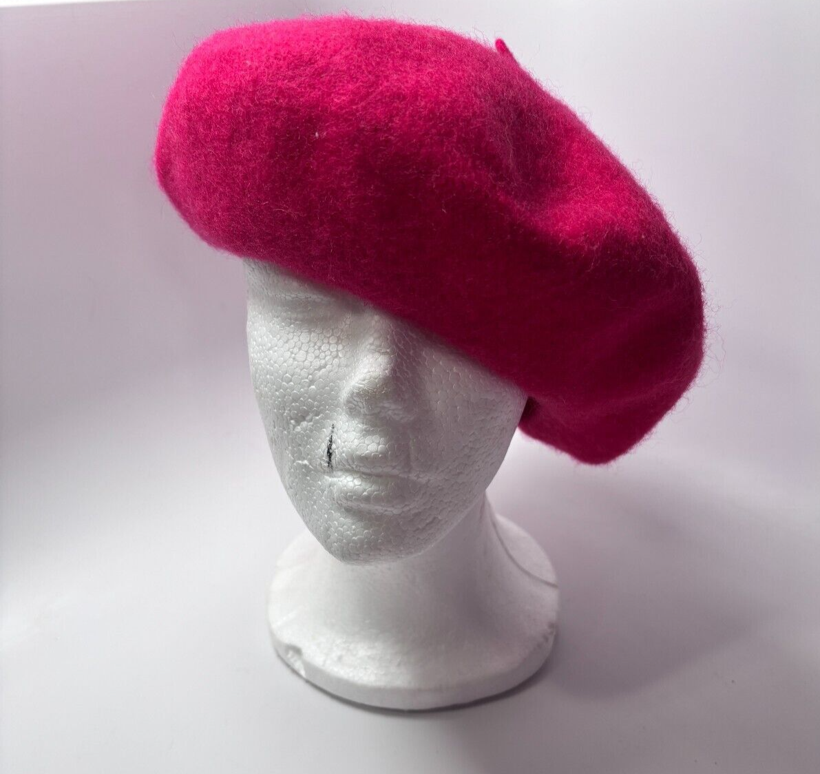 EPOCH Hats Angela & William Hot Pink 100% Wool Women display picture 2