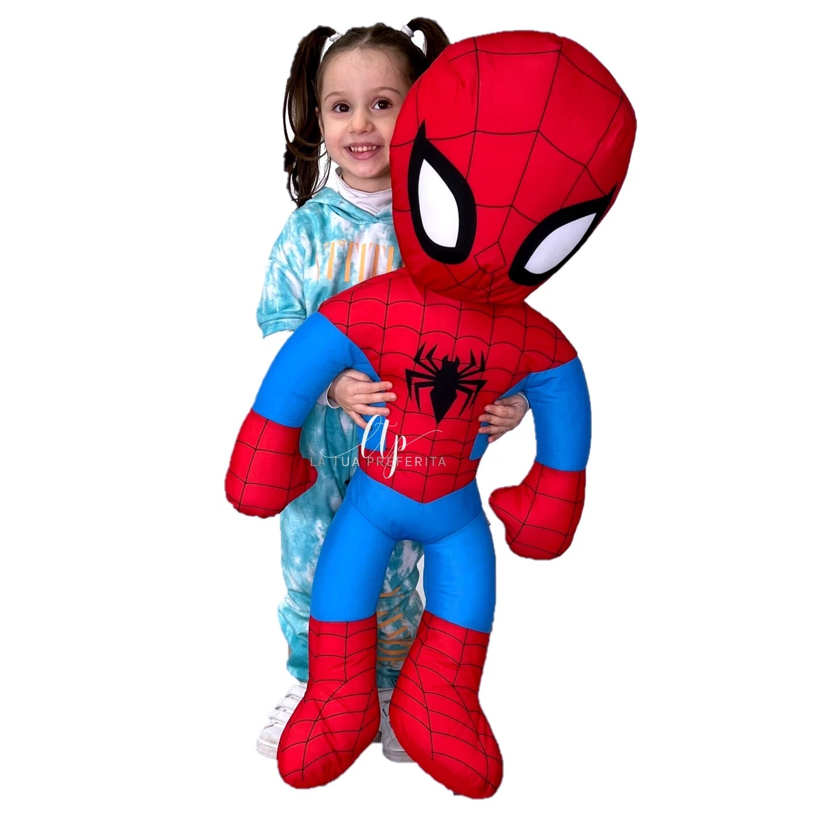 Spiderman 100cm Gigante Enorme Peluche Originale Marvel Con Suono