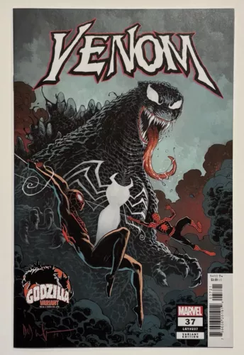 Venom #37 Dave Wachter Godzilla Variant, NM/NM+, Marvel Comics, 2024