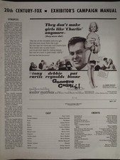 Goodbye Charlie Pressbook 1964 Tony Curtis, Debbie Reynolds!