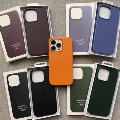 For iPhone13/13 Pro/13 Pro Max PU Leather Case Original with MagSafe NEU