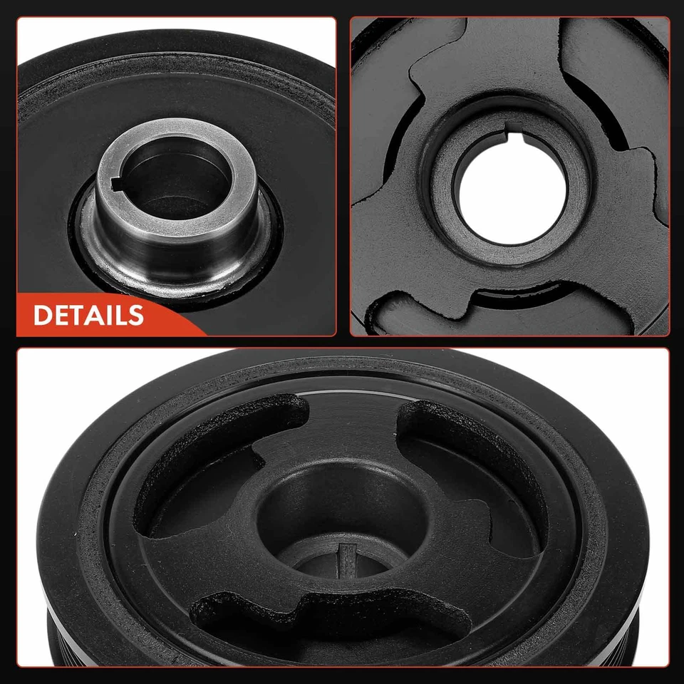 Harmonic Balancer for Ford Five Hundred Freestyle Mercury Montego 2005-2007 3.0L - Image 3 of 4