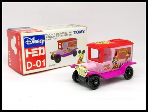 TOMICA DISNEY D-01 MICKEY MOUSE Type-T Ford T-style Classic F11-1 TOMY purple B