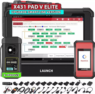 LAUNCH X431 PAD V II PAD 5 X-PROG3 Diagnostic Tool J2534 Key Programming Scanner