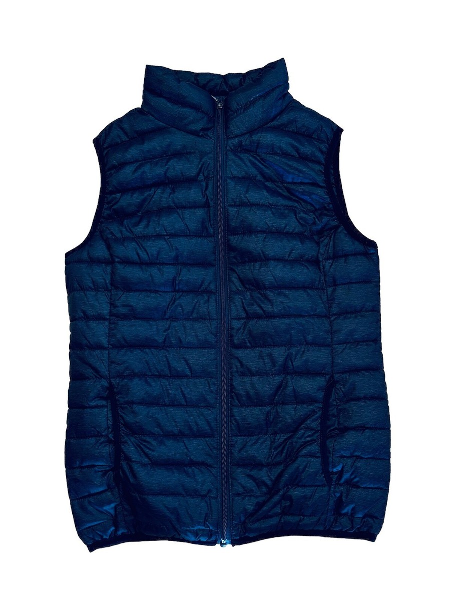 Weste Blau Steppweste Lang Damen Marco Polo DESIGNERS