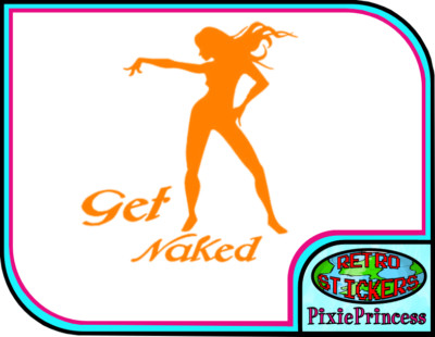 Femdom Mistress Naked Bondage L Vinyl Aufkleber Wand Poster LKW Auto Fahrrad Aufkleber