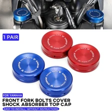 Front Fork Bolts Cap Shock Absorber Covers For YAMAHA YZF-R25 YZF-R3 MT-25 MT-03