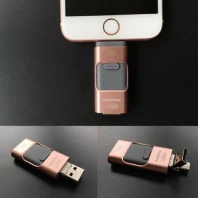 USB Flash Drive for iPhone, iPad & Android. 64 gb. Fast 5MB/s data ...