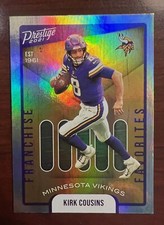 Kirk Cousins 2021 Panini Prestige #FF-15 Franchise Favorites Vikings