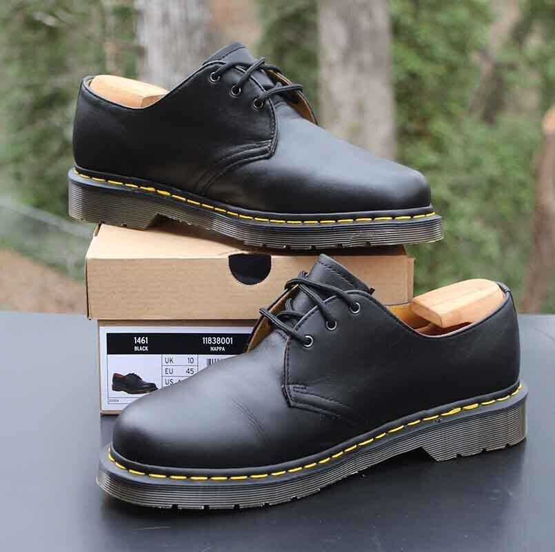 Dr. Martens 1461 Oxford Nappa Black 3 Eye Men's Size 11 Shoe Dr. Martens 1461 Oxford Nappa Black 3 Eye Men's Size 11 Shoe