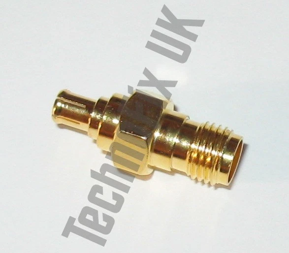 SMA female to MCX male adapter (SMA F to MCX M) - fits RTL-SDR