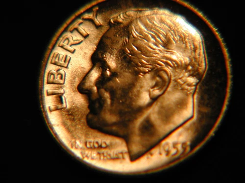 1955-S Roosevelt Dime BU uncirculated gem!