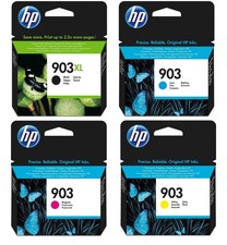 Original HP 903XL  903 Tinte Multipack schwarz cyan magenta gelb 4 Stück