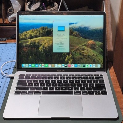 Apple MacBook Air Retina 13-inch 2018, Core i5, 8GB RAM, 128GB SSD, Silver