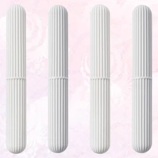 4 PCS Toothbrush Protector Case Holders Storage Containers Travel