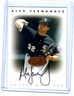 Alex Fernandez  1996 Leaf Signature Series Bronze   On Card Autograph Auto
