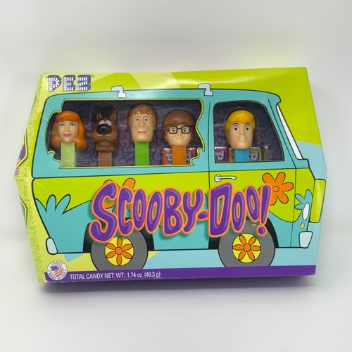 PEZ Scooby-Doo Mystery Machine Gift Set 5 Dispensers Shaggy Fred Daphne Velma