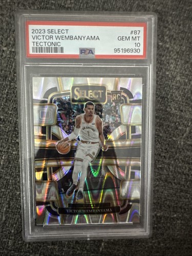 2023 Select - Concourse Victor Wembanyama #87 Tectonic Prizm (RC) PSA 10