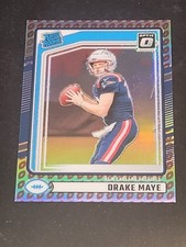 2024 Panini Donruss - Rated Rookie Drake Maye #379 Optic Preview Football Emoji