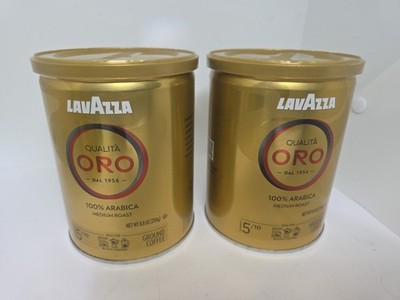 Qualita Oro Medium Roast Coffee by Lavazza 8.8 oz Ea. G Coffee (2pack) Exp.4/27
