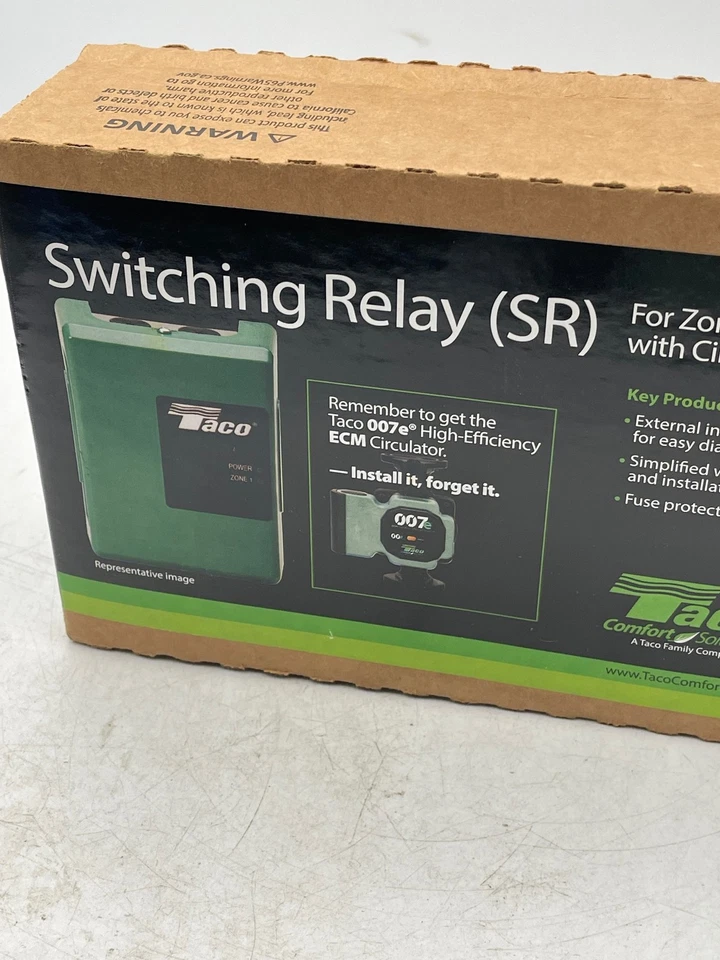 Taco Switching Relay SR501-4 HVAC Relay For Zoning With Circulators - Image 3 of 4