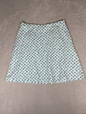 J Jill  A-Line Pull on Fish Skirt Wome's XS Petite XSP AOP Knit COtton MOdal