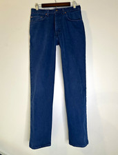 Vintage 1998 Levi's 550 USA Made Navy Blue Denim Jeans