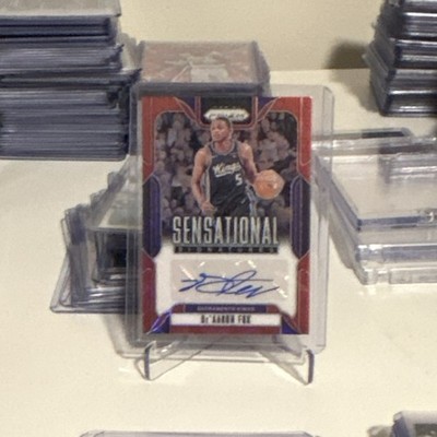 Panini Prizm 2018-19 De'Aaron Fox SS-DFX Sacramento Kings Auto Insert
