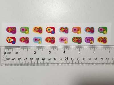 Tiny Flower Stickers For Tiny Tonka Dune Buggy Hot Rod Truck Van Crazy A's 
